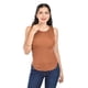 thumbnail image 1 of Blusa de canalé sin mangas /Juvenil, 0282 (Chedron) cafe M, 1 of 5