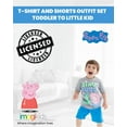 thumbnail image 2 of Peppa Pig Toddler Boys T-Shirt and Mesh Shorts Outfit Set Toddler to Little Kid, 2 of 5
