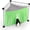 Grass Green, variant on Colourtree Guinea Pig Hideout Hideaway Corner Fleece Toys Cage Accessories Cute Ferret Hammock for Ferrets Chinchillas Hedgehogs Small Pets