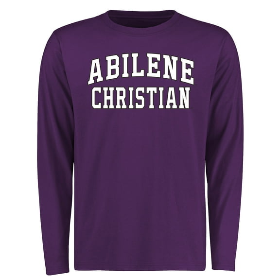 Men's Purple Abilene Christian University Wildcats Everyday Long Sleeve T-Shirt