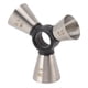 thumbnail image 3 of Taza medidora de barra de 3 extremos, dispositivo ergonómico de medición de vino de acero inoxidable 304 para herramientas de mezcla de vino, lijado, 3 of 10