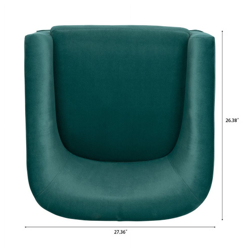 BSHTI 27.36inch Wide Swivel Chair,Mid-century Swivel Chair with Armrest for Livingroom