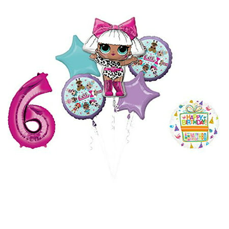  LOL  Party  Supplies  6th Birthday  Balloon Bouquet 