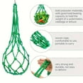 thumbnail image 6 of Necvior Chicken Vegetable Net String Bag Poultry Fruit Holder Chicken Cabbage Feeder Treat Feeding Tool for Goose Duck Birds, 6 of 15