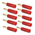 thumbnail image 1 of Prise Banane Sans Soudure, 10pcs / Set 4mm Bananier Sans Soudure Haut-Parleur Plugs Banane Plug Performance Éprouvée, 1 of 14