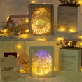 thumbnail image 6 of Valentine's Day Gift, USB Battery Powered 3D Paper Sculpture Night Light Shadow Box Paper Sculpture Frame Table Lamp Decoration Ambient Light Table Lamp, Soft Warm Light, Romantic Ambience, 6 of 6