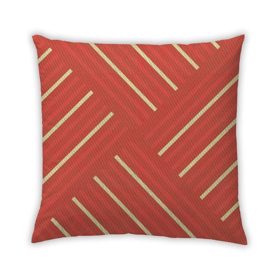 Ahgly Company Outdoor Square Contemporary Throw Pillow, 18 inch by 18 inch
