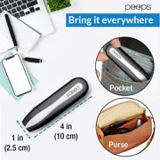 Peeps Replacement Pads - Portable Eyeglass Lens Cleaner Kit - Streak-Free Carbon Microfiber Cleaning Tool for Glasses & Sunglasses - For use with Peeps Lens Cleaner