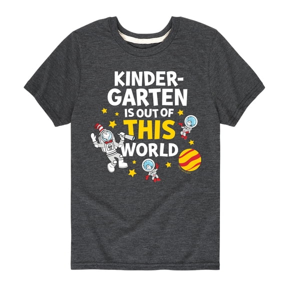 Dr. Seuss - Kindergarten Out Of This World - Youth Short Sleeve Graphic T-Shirt