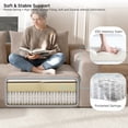 thumbnail image 6 of Yomsum Minimalist Modern Upholstered Sofa, Camel L Shaped Corner Sectional Couch, Comfort Deep Seat Leisure Sofa for Indoor Home Decor Daily Use, 6 of 7