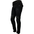 thumbnail image 2 of JuicyTrendz Men’s Motorbike Jeans Denim Motorcycle Pants with Protective Pads for Safety Black W36 x L34, 2 of 7