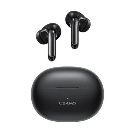 for ZTE GABB Z2 Wireless Earbuds Bluetooth 5.3 Headphones with Charging Case,Wireless Earbuds with Noise Cancelling HD Mic,Waterproof Earphones,Touch Control - Black
