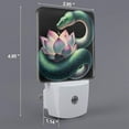 thumbnail image 2 of Honeii Snake Holding A Lotus Print LED Night Light with Light Sensor, Night Lights Plug Into Wall,Ideal for Bedrooms and Hallways-US, 2 of 7