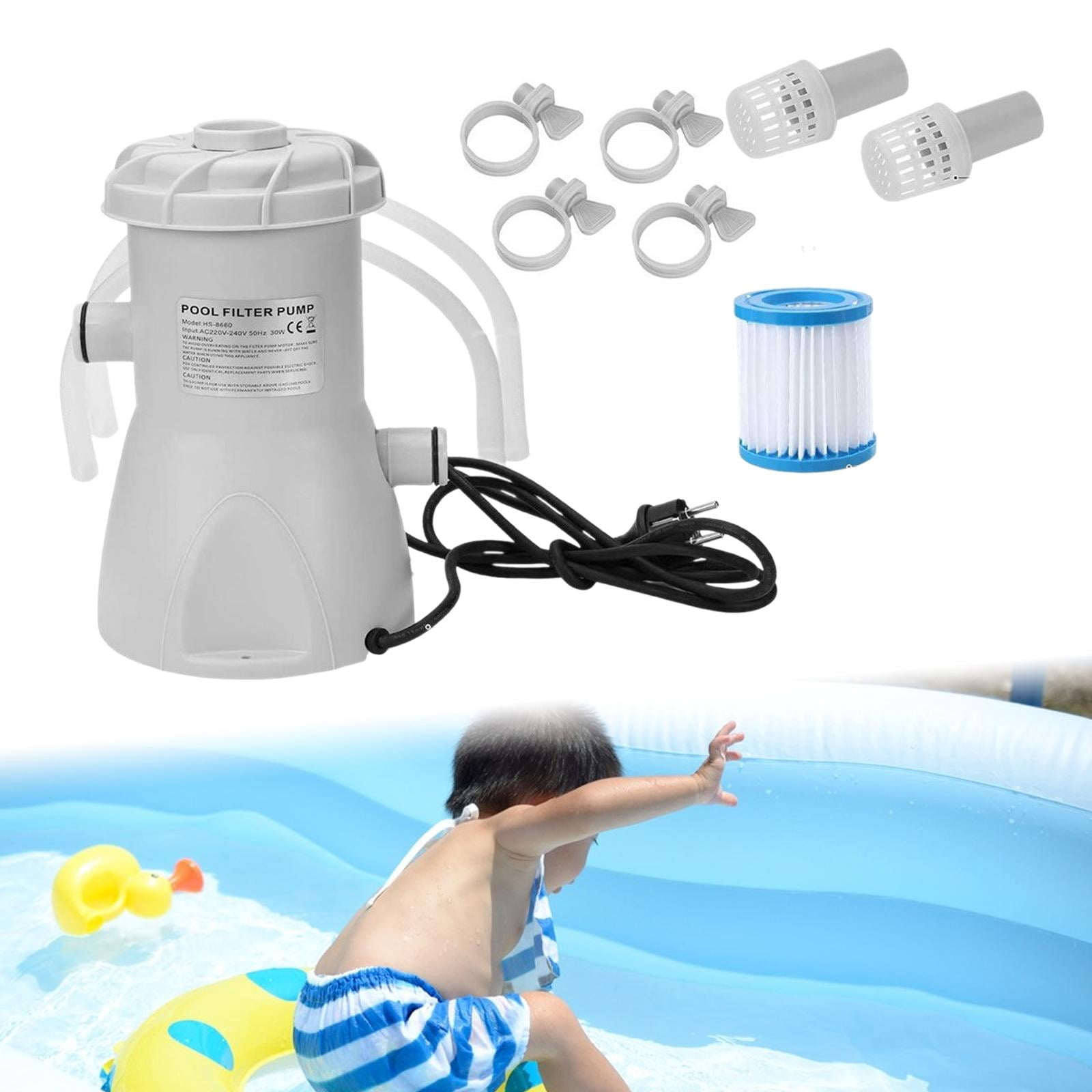 koolsoo Swimming Pool Pump Electric Water Pump US Plug 800 gallons Pools Sand Cleaning Tool Pump above Ground