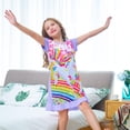 thumbnail image 4 of PASHOP Girls Nightgowns, Unicorn Nightgown Princess Pajama Dresses for Girls Sleepwear Nightie, 4 of 5
