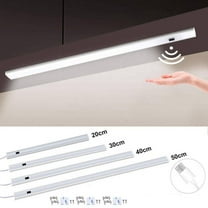 Rosnek LED Under Cabinet Light Closet Lights with Hand Sweep Sensor, 5V USB Night Lighting for Wardrobe Cabinet Kitchen Bathroom