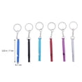 thumbnail image 4 of LIOOBO 6pcs Outdoor Survival Whistle Key Chain (Mixed Colors), 4 of 7