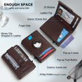 thumbnail image 2 of Cartera MIYOZI Airtag para hombre con clip para billetes, 10 tarjetas, bloque RFID, 2 of 7