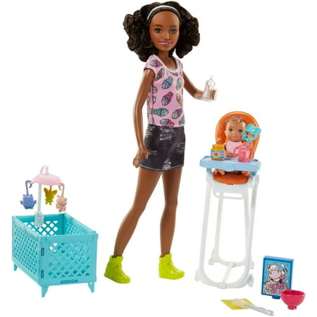 Barbie Skipper Babysitters Inc. Doll and Feeding Playset