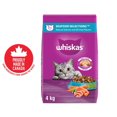 thumbnail image 1 of WHISKAS Adult Dry Cat Food Seafood Selections with Real Salmon, 4kg Bag, 1 of 7