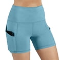 thumbnail image 6 of Guluxicc Women's High Waist Bkier Shorts with Side Pockets Stretchy Fabric Cycling Shorts Leggings for Yoga and Fitness Activities Athletic Shorts, 6 of 7