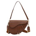 thumbnail image 1 of Bolso Hombro para Mujer Gran Capacidad Cuero PU Bolsos (marrón), 1 of 9