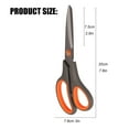 thumbnail image 5 of 8 in Titanium Non-Stick Stainless Steel Scissors,Non Pointed Scisors with Comfort Soft Grip,Office Craft Scissors for DIY Home Use 4 Pack, 5 of 8