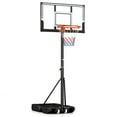 thumbnail image 1 of Topbuy Portable Basketball Hoop 3.3-10 Ft Adjustable Pool Basketball Goal with Shatterproof Backboard, 1 of 10