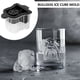 thumbnail image 5 of Muyoka Bandeja de cubitos de hielo de silicona de 1/2 piezas Molde de hielo de bulldog Molde de cubitos de hielo de whisky creativo con tapa resistente a derrames Contenedor de cubitos de hielo elegan, 5 of 7