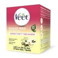 Veet Hair Removal Sugar Wax Kit with Essential Oil, Body Hair Remover