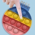 thumbnail image 3 of Push Bubble Notebook Extrusión De Silicona Suave Bloc De Notas De Burbujas Juguete De Descompresión seitruly FN006544-08, 3 of 6