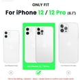 thumbnail image 2 of kmek7-Case for iPhone 12 and iPhone 12 Pro Case 6.1 inch, with 2 Screen Protectors + 2 Camera Lens Protectors, Liquid Silicone Gel Ruber Cover [Full Body] Shockproof Protective Phone Cover-White, 2 of 4