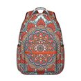 thumbnail image 1 of Sacred Symbolic Mandala Students Backpack Fashion Backpack with Vintage Traditional Mandala and Abstract Ornamental Pattern, Comfortable and Durable for School, 1 of 6