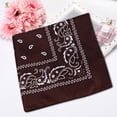 thumbnail image 4 of Advancent Bufanda pequeña cuadrada de moda Hip hop Cool Guy mujeres hombres impresión cabeza envoltura rap estrella pañuelo cuello lazo para el pelo Accesorios para máquinas de ejercicios Café Advancent JJ15373-11, 4 of 6