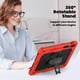 thumbnail image 5 of Funda para Samsung Galaxy Tab S10 Plus 12.4 pulgadas 2024/S9 FE Plus/S9 Plus 2023, funda protectora resistente a prueba de golpes con protector de pantalla, soporte giratorio de 360°, correa de mano, 5 of 9