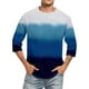 thumbnail image 1 of Camisas de Manga Larga para Hombres Imprimir Casual Cuello Redondo Blusa de Manga Corta, Camisas de Lino para Hombres, 1 of 4