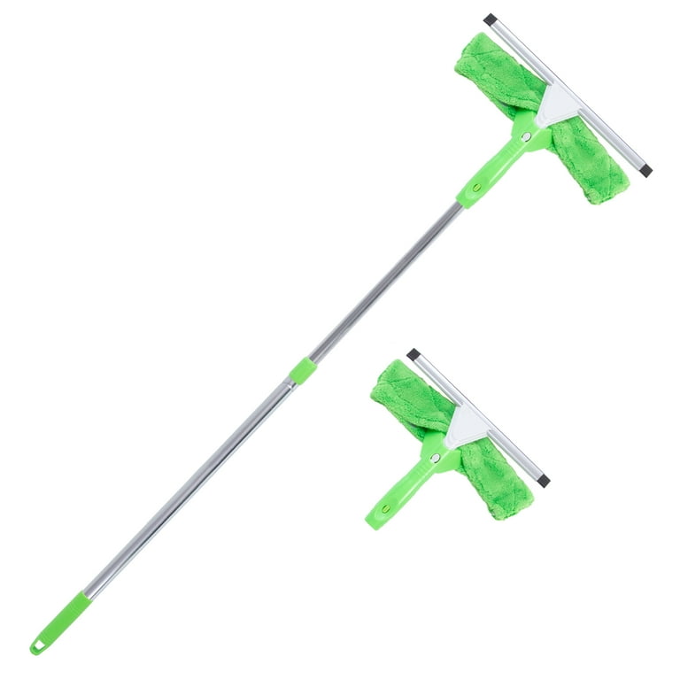 Window Squeegee Combo, 3 in 1 Window Cleaner with Adjustable
