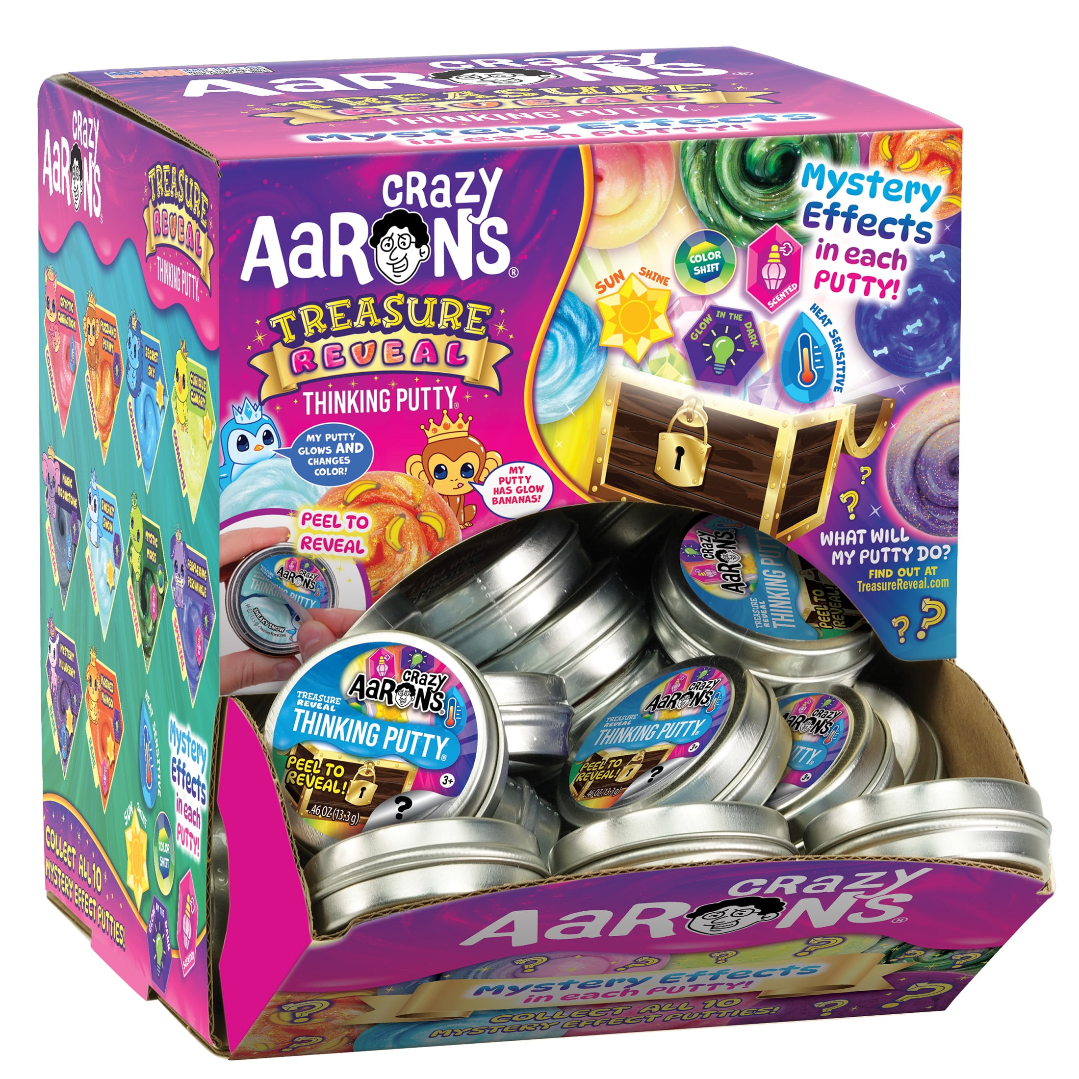Crazy Aaron’s Treasure Reveal Thinking Putty for Kids and Collectors