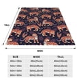thumbnail image 3 of Zufioo Leopard Print Fleece Blanket Queen Size,Plush Bed Blanket,Ultra Soft Throw Blanket,Plush Fuzzy Cozy Blanket Perfect for Bed,Couch-50"x40", 3 of 7