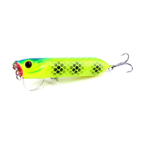 TREHOOK 9cm 17g Big Chubby Popper Lure Topwater Pike Wobblers Fishing Lures  Artificial Hard Bait Crankbaits Fishing Pencil Lure