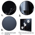 thumbnail image 3 of Designart "Minimalist Ebony Violin IV" Food & Beverage Wall Art - Traditional Black Fruits Bedroom Canvas Wall Art, 3 of 6