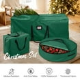 thumbnail image 2 of Ayieyill 3Pcs Christmas Tree Storage Bag, Christmas Tree Bag for 9 FT Artificial Trees, Durable Waterproof with Reinforced Carrying Handles (9 FT, Green), 2 of 6