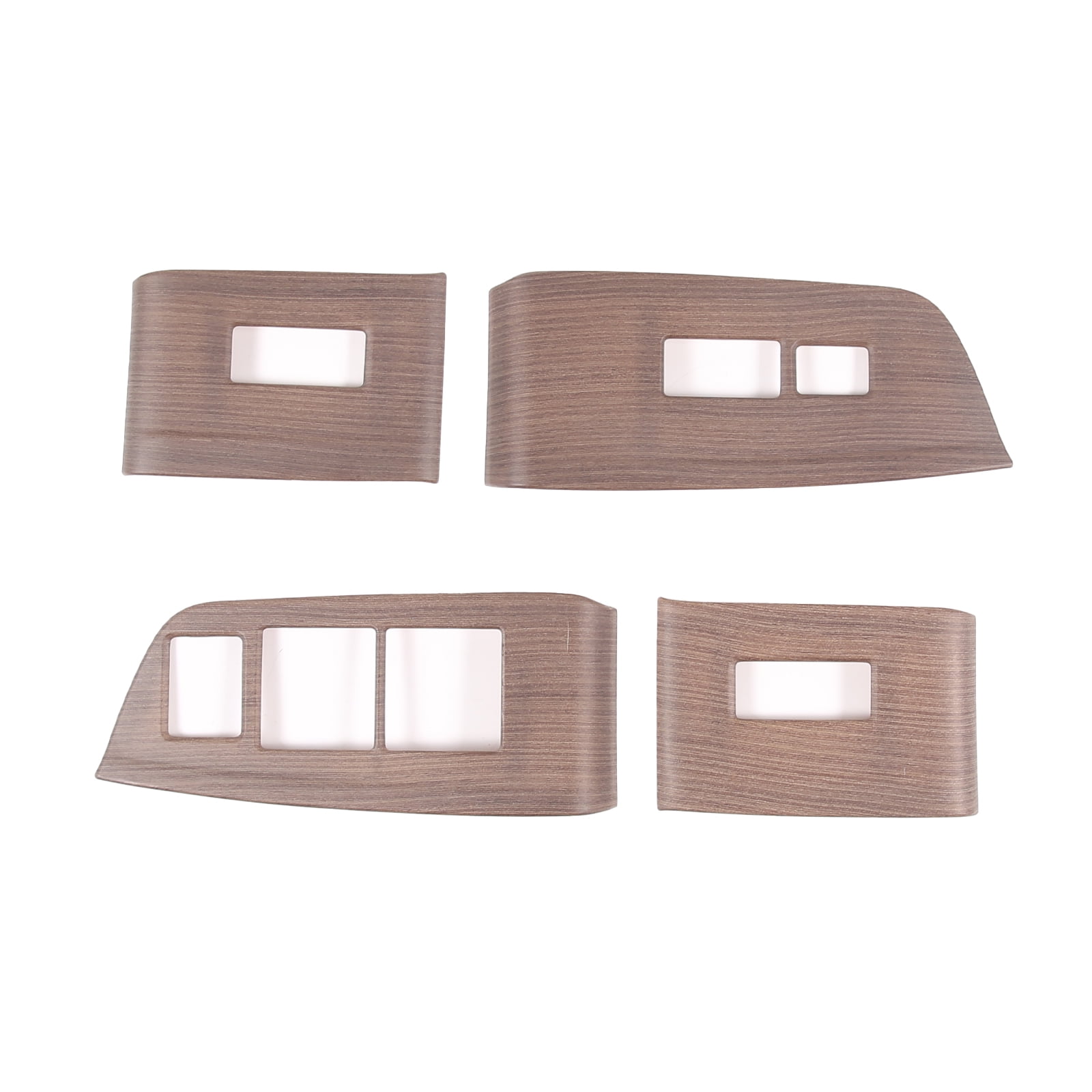 TINKI 4PCS Window Lift Switch Panel Frame Cover Trim for Honda Pilot 2016-2022/ Passport 2019-2023, ABS Material Car Door Window Glasses Lifter Button Decoration Accessories
