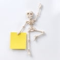 thumbnail image 4 of Halloween Skeleton Decorations 6 Inch White 3D Printed Skeleton Action Figure Refrigerator Cute Halloween Decor for Kitchen Home Party 1 Pack, 4 of 8