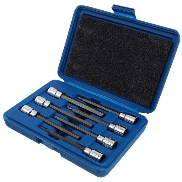 COMPUKAS 1Set Plated Silver 3 8 Extend Long Bit Wrench Drill Bit Adapter Practical Hand Tool