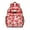 Red-59, variant on Rustic Country Floral Toddler Backpack Spacious Adjustable Shoulder Straps Chest Buckle Water-resistant Lightweight Bookbag for School and Travel