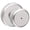 Silver, variant on Schlage F40BWE716GSN Bowery Privacy Door Knob Set - Bronze