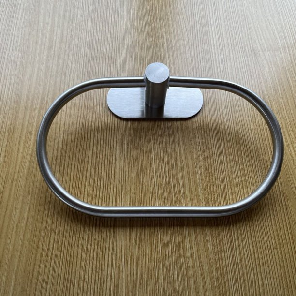 Toallero de baño de acero inoxidable, soporte para pañuelos, soporte para pañuelos de pared sin perforaciones, soporte para toallas de baño, colgante para baño