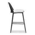thumbnail image 6 of TOV Furniture Alexa Black Rattan Performance Fabric Barstool, 6 of 8
