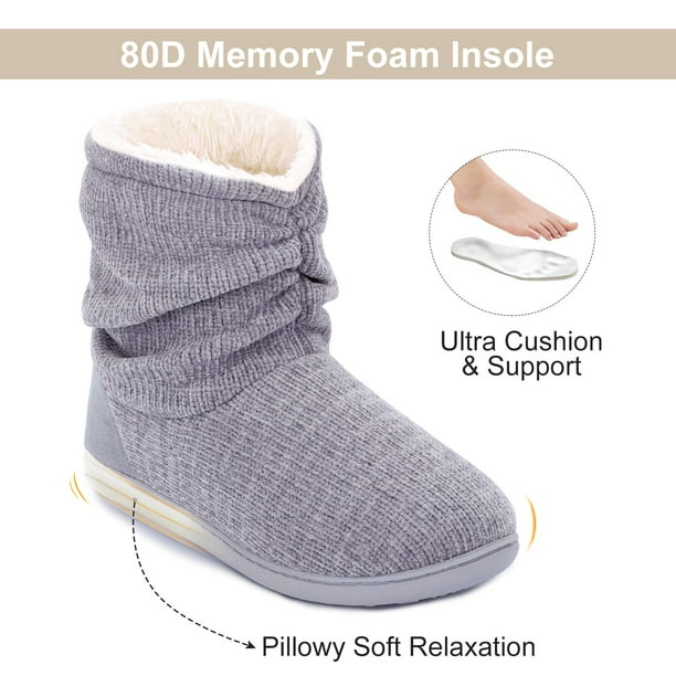 Fleece bootie shop slippers